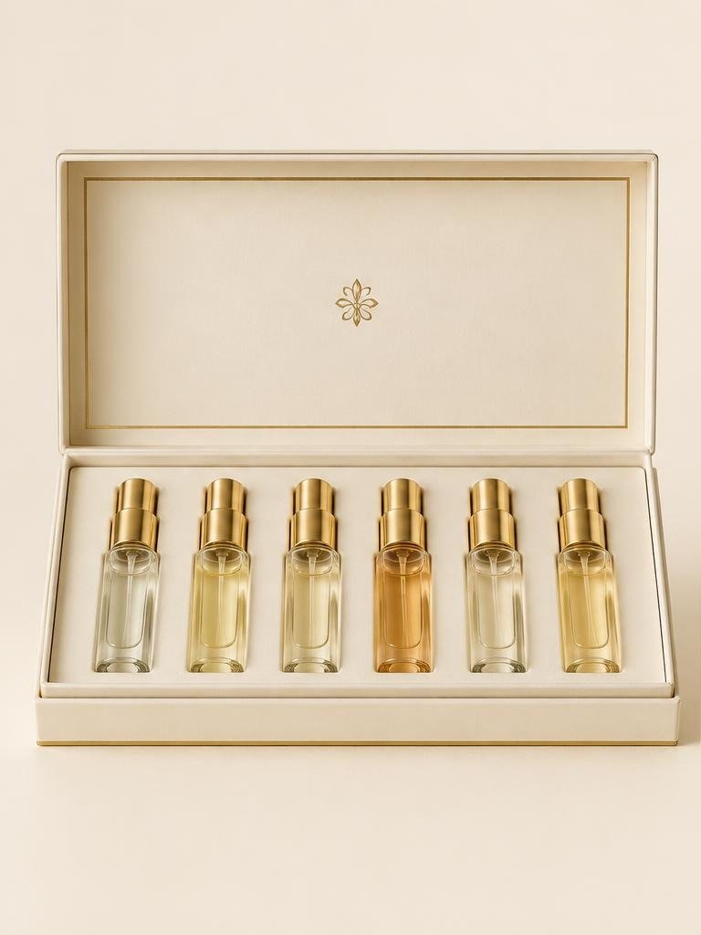 Le coffret des six échantillons Atelier Néroli