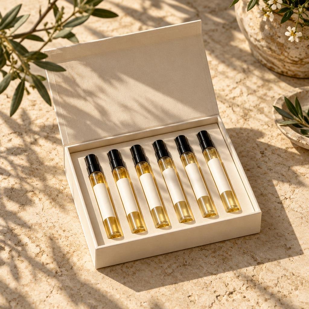 Coffret des six échantillons de 2 ml